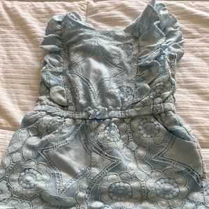 Janie and Jack Blue Lace Kids One Piece
